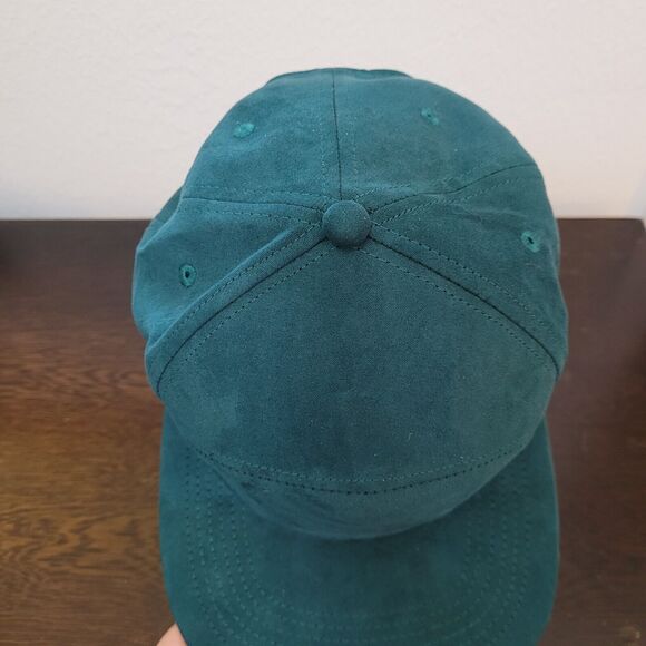 Suede Cotton Forest Green Brown Adjustable Hat Cap TWO-O Amsterdam - Picture 11 of 16